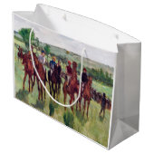 Grand Sac Cadeau Chevaux de course, Edgar Degas (Dos Angle)