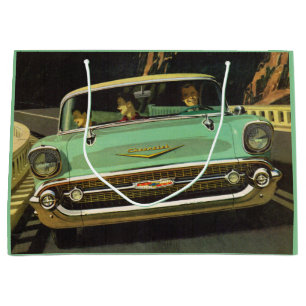 Grand Sac Cadeau Chevy Bel Air 1957