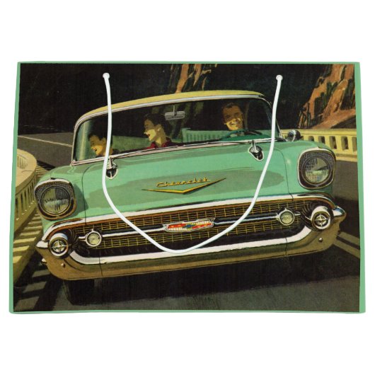 Grand Sac Cadeau Chevy Bel Air 1957 (Devant)