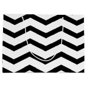 Grand Sac Cadeau Chic Chevron (Dos)