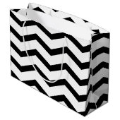 Grand Sac Cadeau Chic Chevron (Dos Angle)