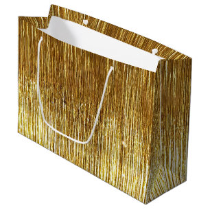 Grand Sac Cadeau Chic or glam Tinsel raypes Noël