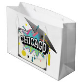Grand Sac Cadeau Chicago Gradate (Dos Angle)