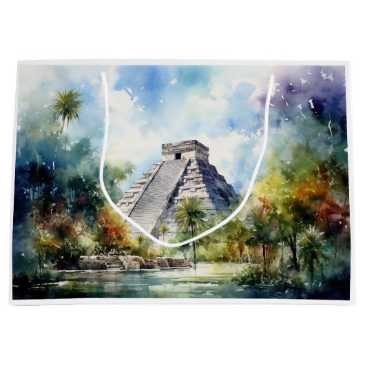 Grand Sac Cadeau Chichen Itza (Devant)