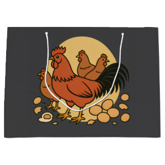 Grand Sac Cadeau Chicken Lover Gift Bag