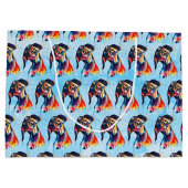Grand Sac Cadeau Chien (Dos)