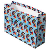 Grand Sac Cadeau Chien (Dos Angle)