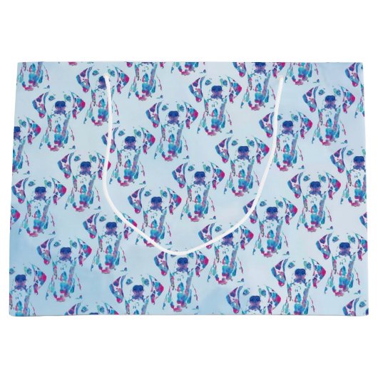 Grand Sac Cadeau Chien (Devant)