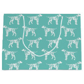 Grand Sac Cadeau Chien dalmate chiot (Devant)