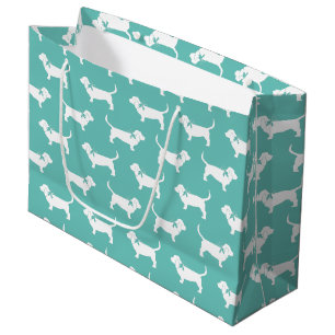 Grand Sac Cadeau Chien de Basset Hound Puppy