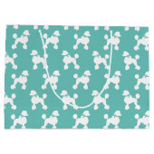 Grand Sac Cadeau Chien de caniche Français (Dos)