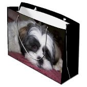 Grand Sac Cadeau Chien de Shih Tzu (Dos Angle)
