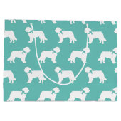 Grand Sac Cadeau Chien de St. Bernard Puppy (Dos)