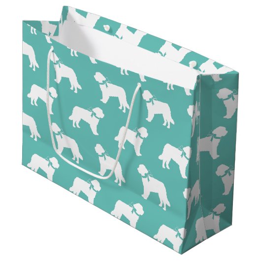 Grand Sac Cadeau Chien de St. Bernard Puppy (Devant Angle)