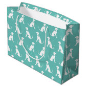 Grand Sac Cadeau Chien Greyhound Chig Puppy (Dos Angle)