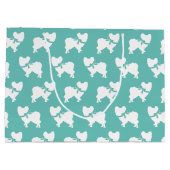 Grand Sac Cadeau Chien papillon (Dos)