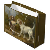 Grand Sac Cadeau Chiens de chasse (par Carlo Ademollo) (Devant Angle)