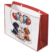 Grand Sac Cadeau Chiens de Dachshund (Dos Angle)