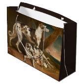 Grand Sac Cadeau Chiens de Dalmatie (par James Ward) (Dos Angle)