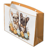 Grand Sac Cadeau Chiens de Pâques (Dos Angle)