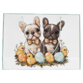 Grand Sac Cadeau Chiens de Pâques (Dos)
