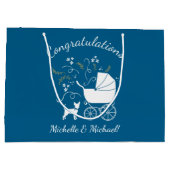 Grand Sac Cadeau Chihuahua Chig Baby shower (Dos)