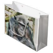 GRAND SAC CADEAU CHIMPANZEE CUTE (Devant Angle)