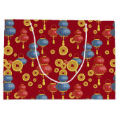 Grand Sac Cadeau Chine Bonne année (Dos)