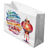 Grand Sac Cadeau Chinese New Year (Devant Angle)