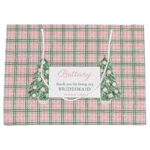 Grand Sac Cadeau Chinoiserie Noël mariage Merci de fête