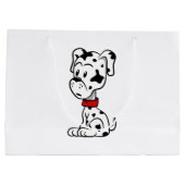 Grand Sac Cadeau Chiot dalmate (Dos)