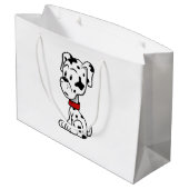 Grand Sac Cadeau Chiot dalmate (Dos Angle)