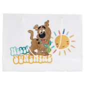 Grand Sac Cadeau Chiot Scooby-Doo "Bonjour soleil" (Dos)