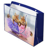 Grand Sac Cadeau Chipmunk Ballerina Duo (Dos Angle)