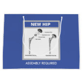 Grand Sac Cadeau Chirurgie de hanche amusante - Assemblage requis (Devant)
