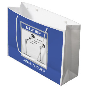 Grand Sac Cadeau Chirurgie de hanche amusante - Assemblage requis
