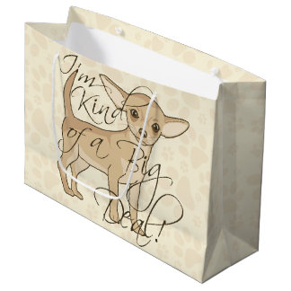 Grand Sac Cadeau Chiwawa je suis un peu une affaire