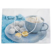 Grand Sac Cadeau Chocolat Chaud Et Traitements (Devant)