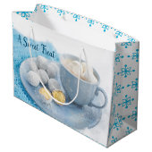 Grand Sac Cadeau Chocolat Chaud Et Traitements (Dos Angle)