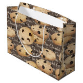 Grand Sac Cadeau Chocolat Chip Cookies Baking (Dos Angle)