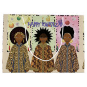 Grand Sac Cadeau Chorale afro-américaine Kwanzaa (Dos)