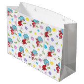 Grand Sac Cadeau Chose Une Chose Deux Chaussures Hoppy Motif (Dos Angle)