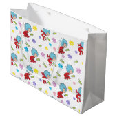 Grand Sac Cadeau Chose Une Chose Deux Chaussures Hoppy Motif (Devant Angle)