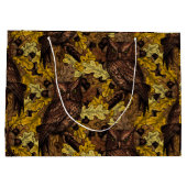 Grand Sac Cadeau Chouettes d'automne (Dos)