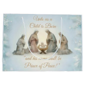 Grand Sac Cadeau Christian Design Christmas (Dos)