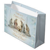 Grand Sac Cadeau Christian Design Christmas (Devant Angle)