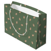Grand Sac Cadeau Christmas Gingerbread Boy (Dos Angle)