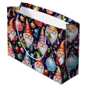 Grand Sac Cadeau Christmas Gnomes (Dos Angle)