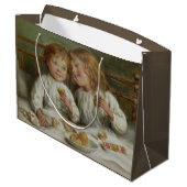 Grand Sac Cadeau Christmas Morning (par Joseph Clark) (Dos Angle)