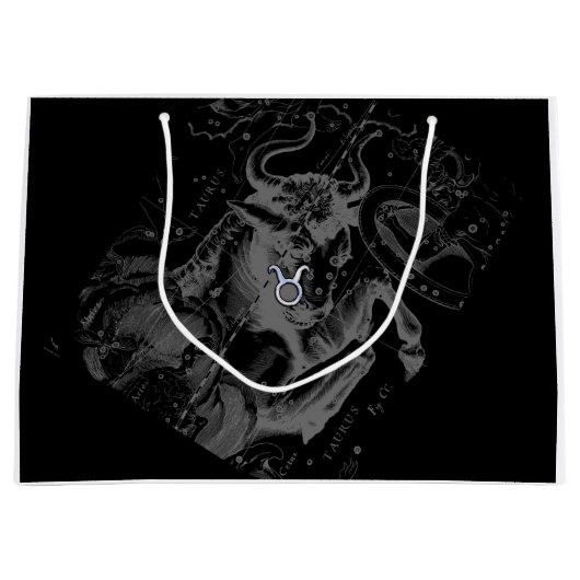 Grand Sac Cadeau Chrome Taurus Zodiac Connexion Hevelius Style (Devant)